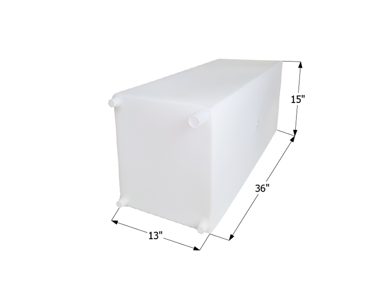 Fresh Water Tank WT2463 - 30 Gal. - 36" x 15" x 13" - ICON #12727