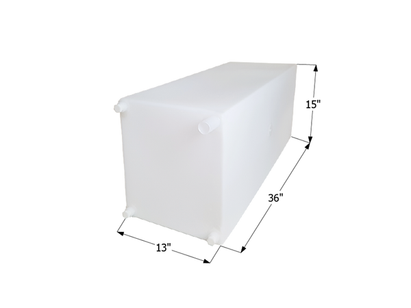 Fresh Water Tank WT2463 - 30 Gal. - 36" x 15" x 13" - ICON #12727