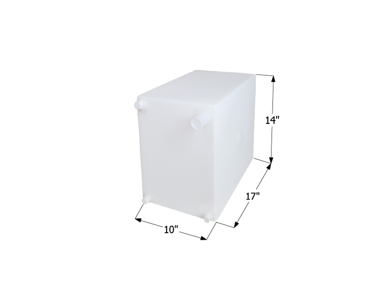 Fresh Water Tank WT2464 - 10 Gal. - 17" x 14" x 10" - ICON #12728