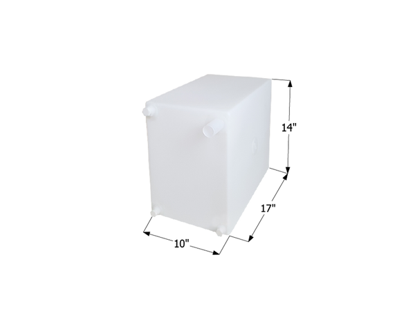 Fresh Water Tank WT2464 - 10 Gal. - 17" x 14" x 10" - ICON #12728