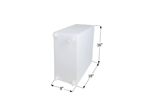 Fresh Water Tank WT2465 - 10 Gal. - 18" x 16" x 8" - ICON #12729