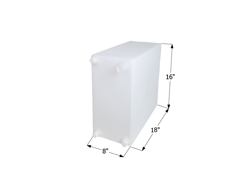 Fresh Water Tank WT2465 - 10 Gal. - 18" x 16" x 8" - ICON #12729