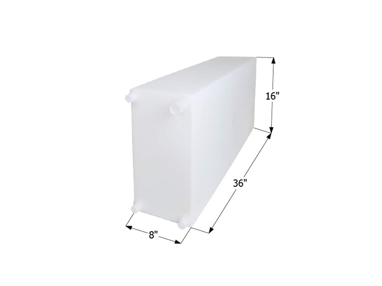 Fresh Water Tank WT2468 - 18 Gal. - 36" x 16" x 8" - ICON #12732