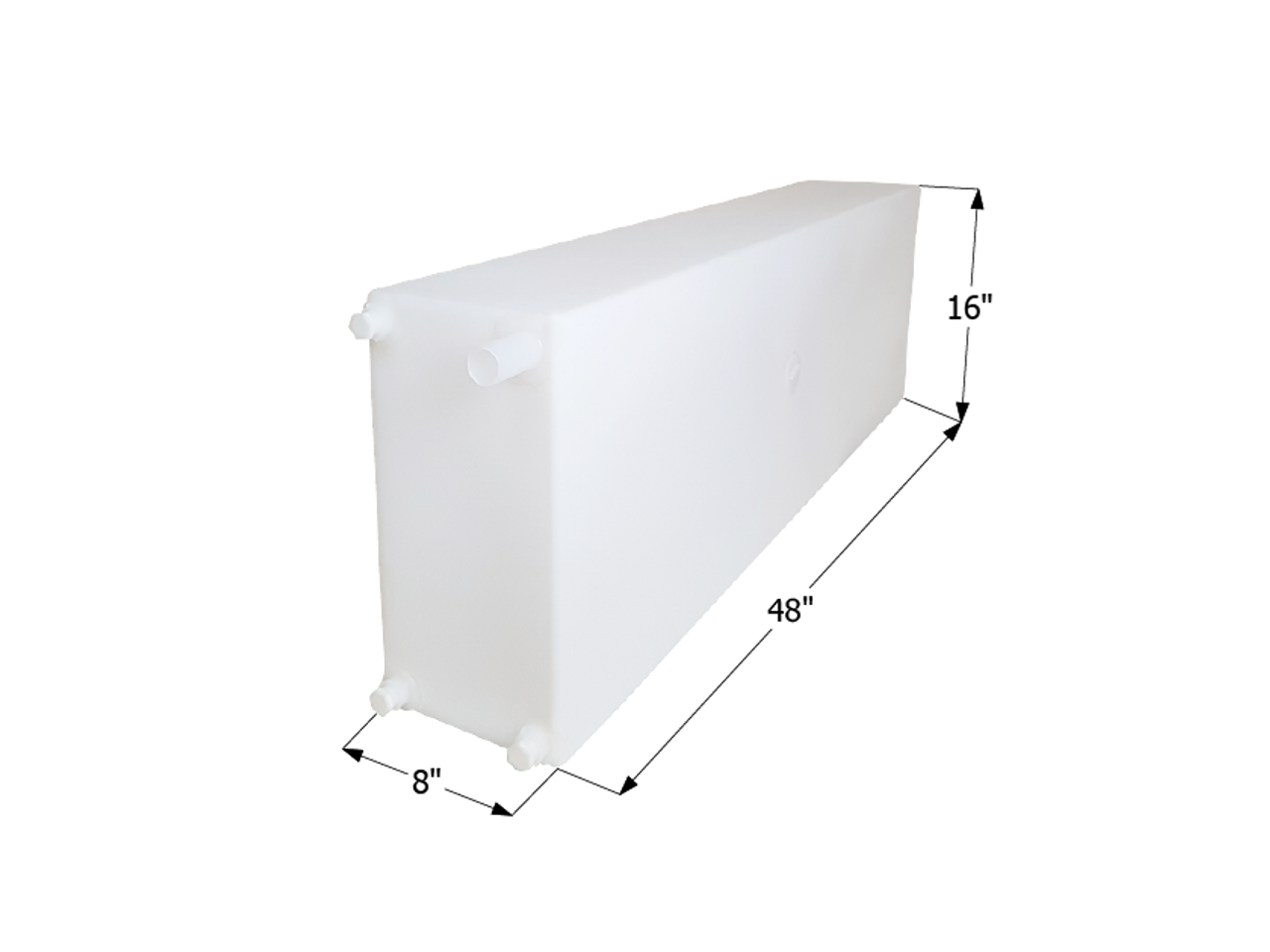 Fresh Water Tank WT2469 - 25 Gal. - 48" x 16" x 8" - ICON #12733