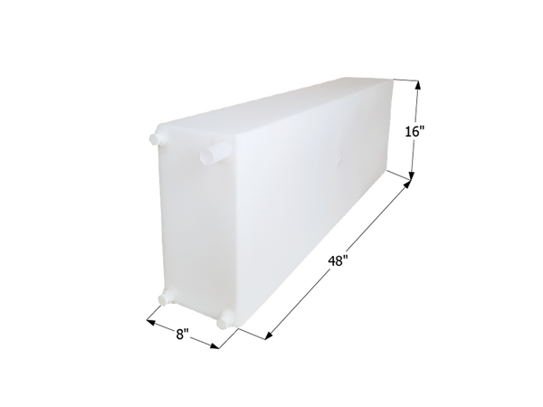 Fresh Water Tank WT2469 - 25 Gal. - 48" x 16" x 8" - ICON #12733