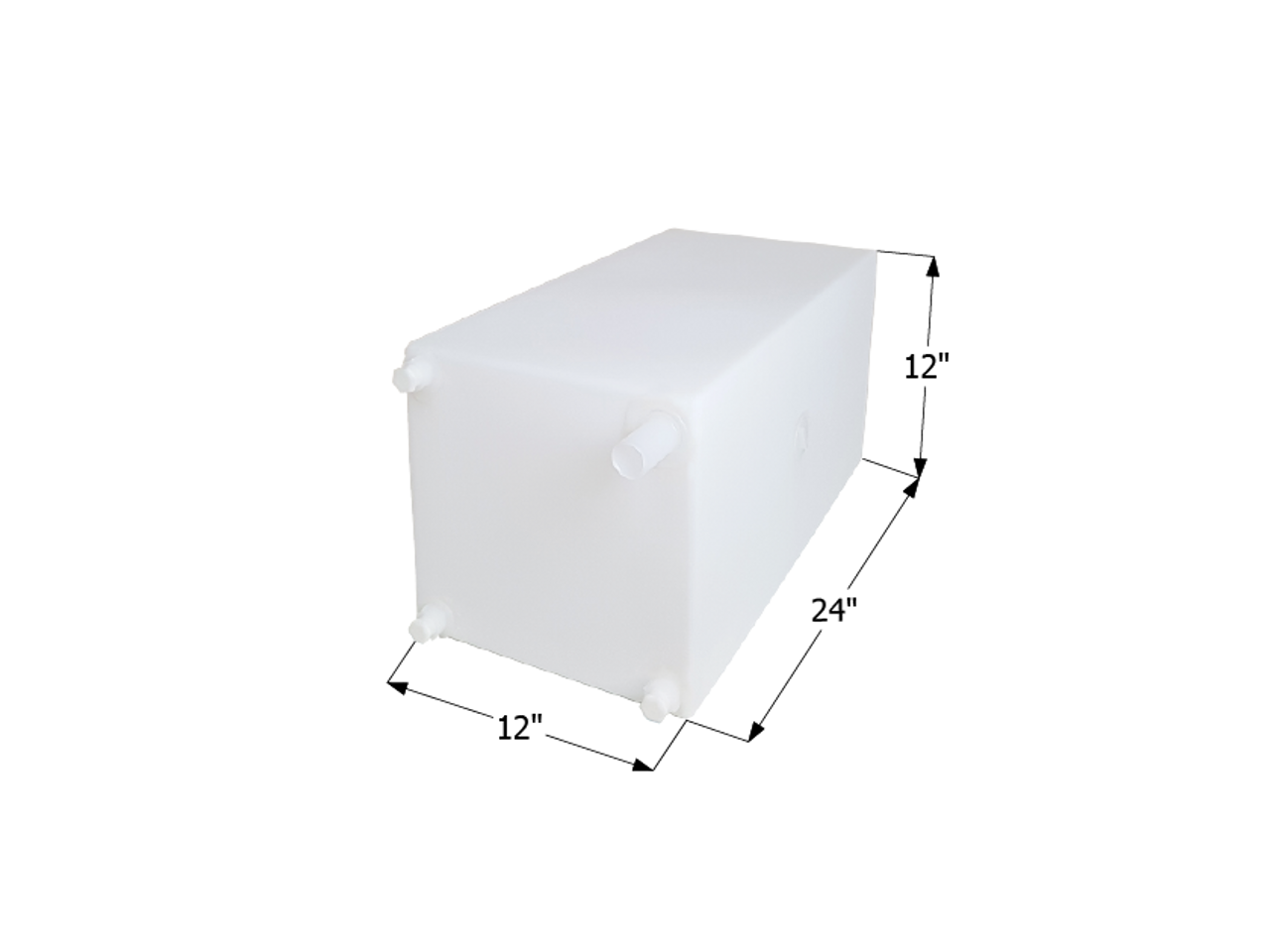 Fresh Water Tank WT2471 - 15 Gal. - 24" x 12" x 12" - ICON #12735