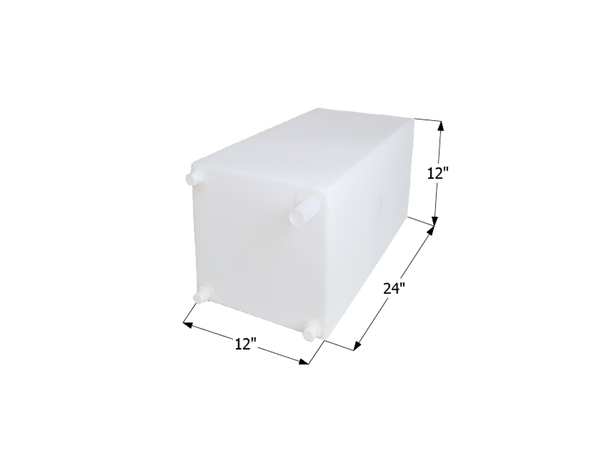 Fresh Water Tank WT2471 - 15 Gal. - 24" x 12" x 12" - ICON #12735