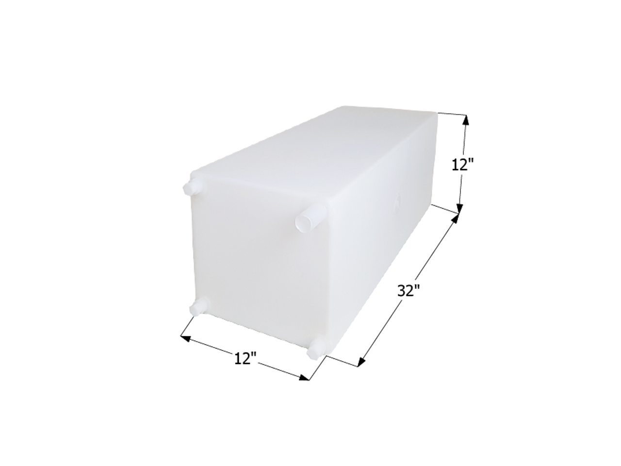 Fresh Water Tank WT2472 - 20 Gal. - 32" x 12" x 12" - ICON #12736