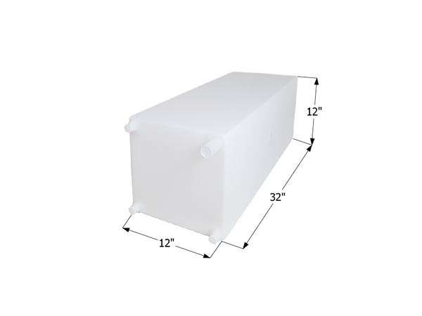 Fresh Water Tank WT2472 - 20 Gal. - 32" x 12" x 12" - ICON #12736