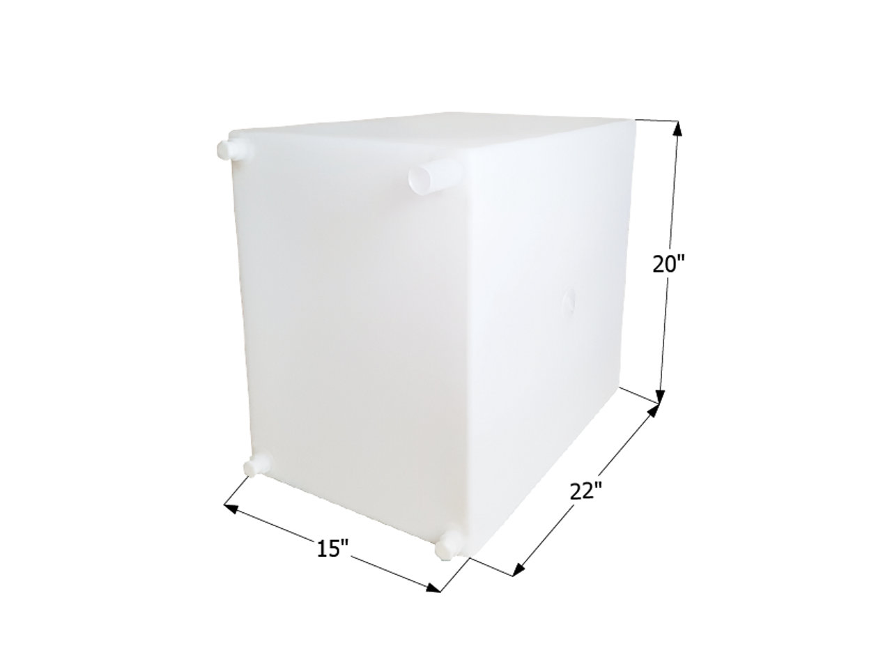 Fresh Water Tank WT2473 - 26 Gal. - 22" x 20" x 15" - ICON #12737
