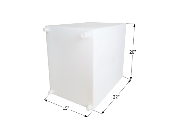 Fresh Water Tank WT2473 - 26 Gal. - 22" x 20" x 15" - ICON #12737