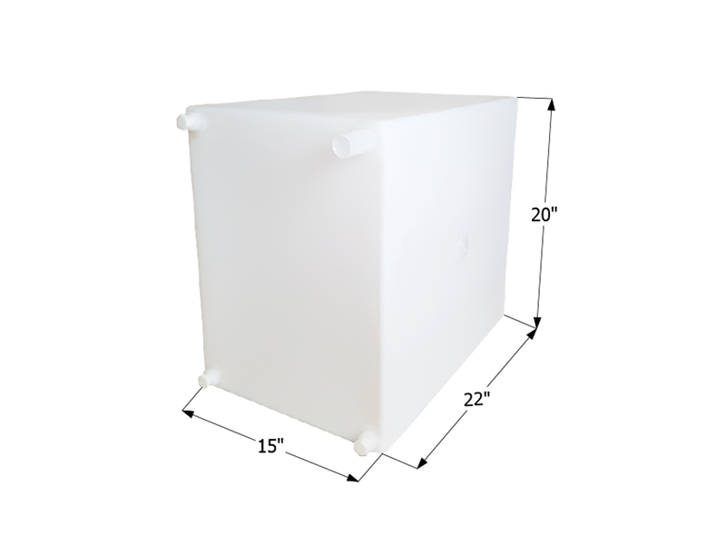 Fresh Water Tank WT2473 - 26 Gal. - 22" x 20" x 15" - ICON #12737