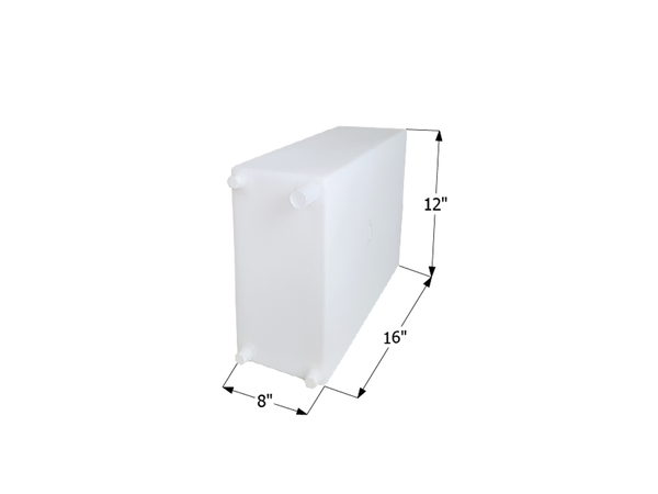 Fresh Water Tank WT2474 - 6 Gal. - 16" x 12" x 8" - ICON #12738