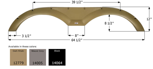 Forest River Tandem Fender Skirt FS2779 - ICON