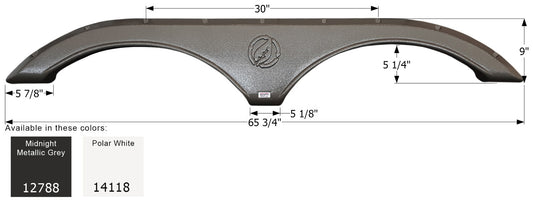 Evergreen Tandem Fender Skirt FS2788 - ICON  (2 colors - 12788, 14118)