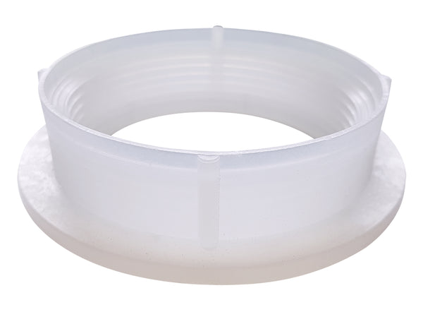 Water Tank Fitting - 3" Raised FPT Spin Weld Fitting - White - ICON #14016