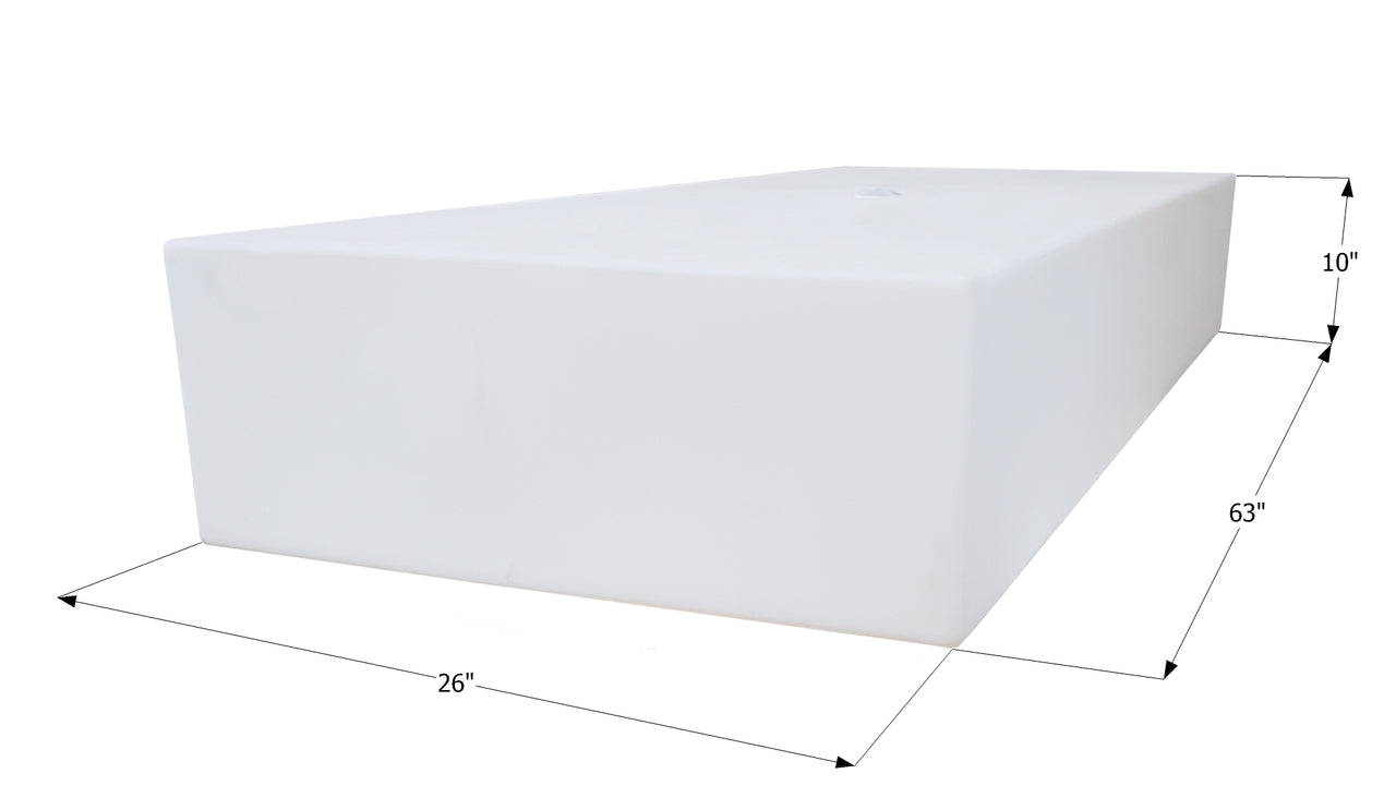 Fresh Water Tank WT3545 - 64.5 Gal. - 63" x 26" x 10" - Jayco - ICON #14052