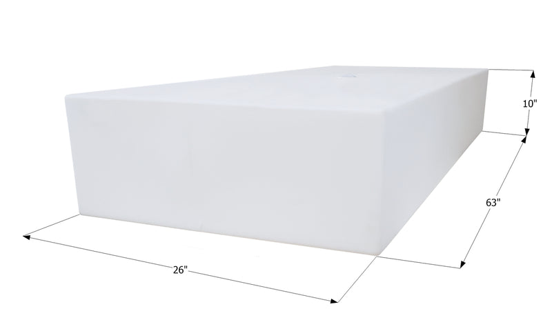 Fresh Water Tank WT3545 - 64.5 Gal. - 63" x 26" x 10" - Jayco - ICON #14052