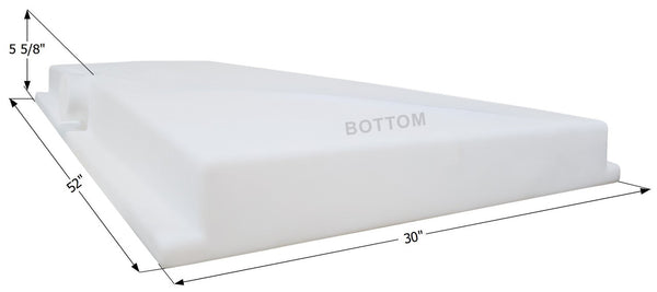 Holding Tank Side Drain H3546/Blank Tank - 25.4 Gal. - 52" x 30" x 5 5/8" - Jayco - ICON #14053