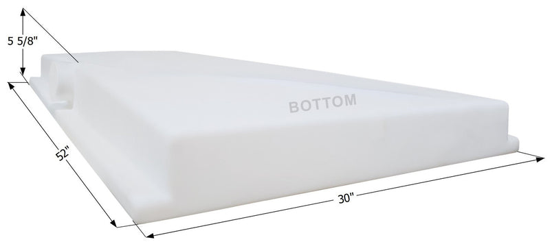 Holding Tank Side Drain H3546/Blank Tank - 25.4 Gal. - 52" x 30" x 5 5/8" - Jayco - ICON #14053