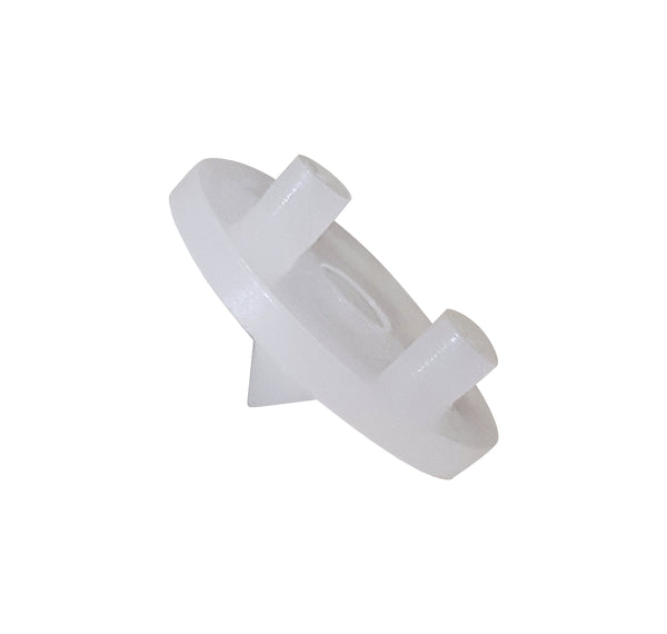 Water Tank Fitting - 1.1" OD/0.5" Pilot Spin Weld Patch - White - ICON #14109