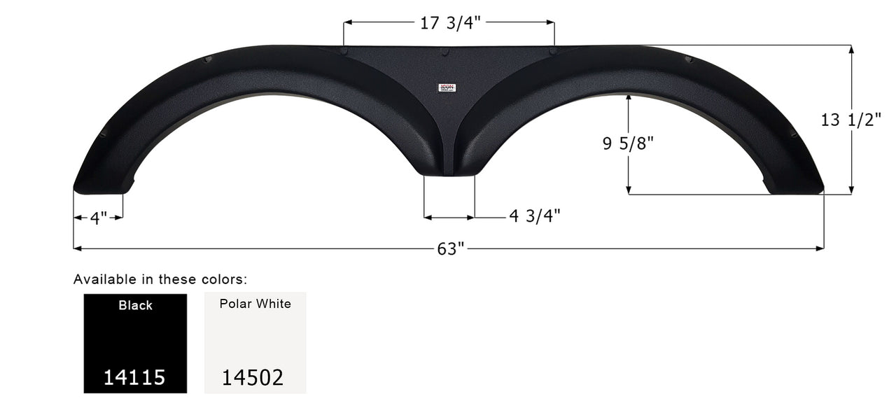 Jayco Tandem Fender Skirt FS4115 - ICON  (2 colors)
