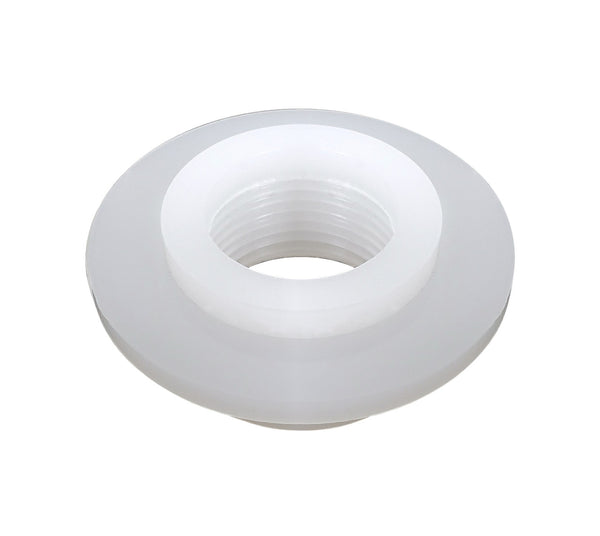 Water Tank Fitting - 3/4" Raised FPT Spin Weld Fitting - White - ICON #14171