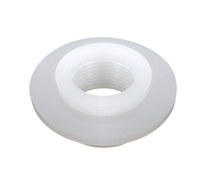 Water Tank Fitting - 3/4" Raised FPT Spin Weld Fitting - White - ICON #14171
