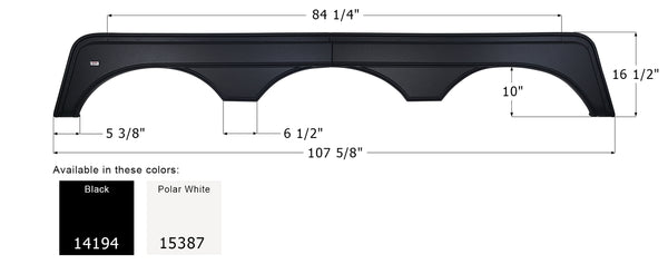 Forest River Triple Axle Fender Skirt FS4194 - ICON