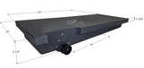 Holding Tank Side Drain H3595LH - 39 Gal. - 63" x 25" x 9 1/4" - Jayco - ICON #14201