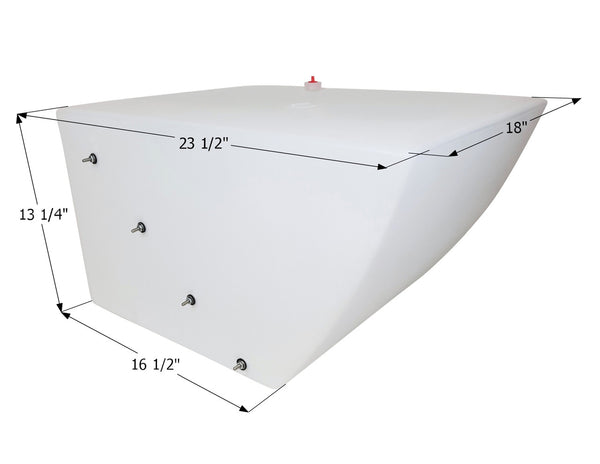 Fresh Water Tank WT3615/0260385 - 20 Gal. - 23 1/2" x 18" x 13 1/4" - ICON #14210