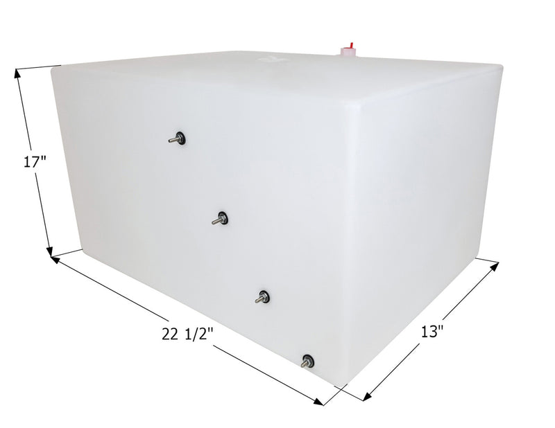 Fresh Water Tank WT3616/0215080 - 20 Gal. - 22 1/2" x 17" x 13" - ICON #14211