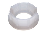 Water Tank Fitting - 1 1/2" Raised FPT Spin Weld Fitting - White - ICON #14223