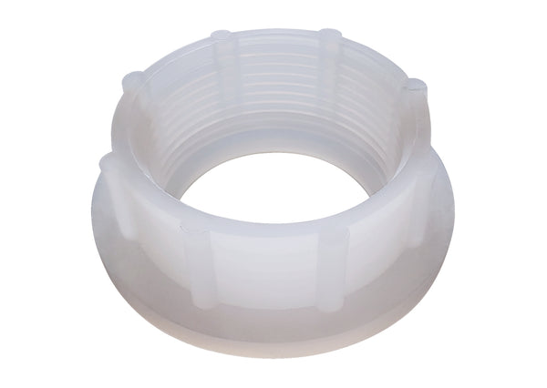 Water Tank Fitting - 1 1/2" Raised FPT Spin Weld Fitting - White - ICON #14223