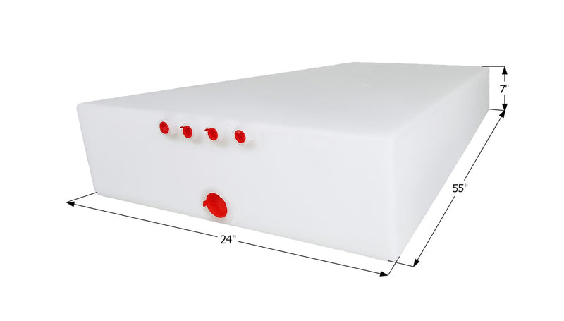 Fresh Water Tank WT3594/0210988 - 38 Gal. - 55" x 24" x 7" - Jayco - ICON #14226