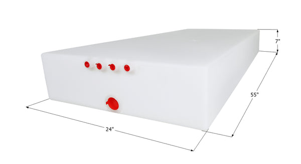 Fresh Water Tank WT3594/0219278 - 38 Gal. - 55" x 24" x 7" - Jayco - ICON #14227