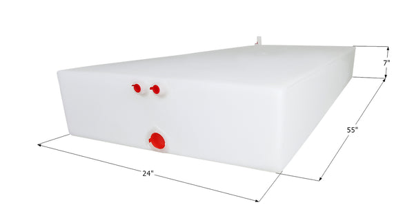 Fresh Water Tank WT3594/0211873 - 38 Gal. - 55" x 24" x 7" - Jayco - ICON #14228