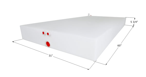 Fresh Water Tank WT3544/0219276 - 42 Gal. - 60" x 31" x 5 3/4" - Jayco - ICON #14235