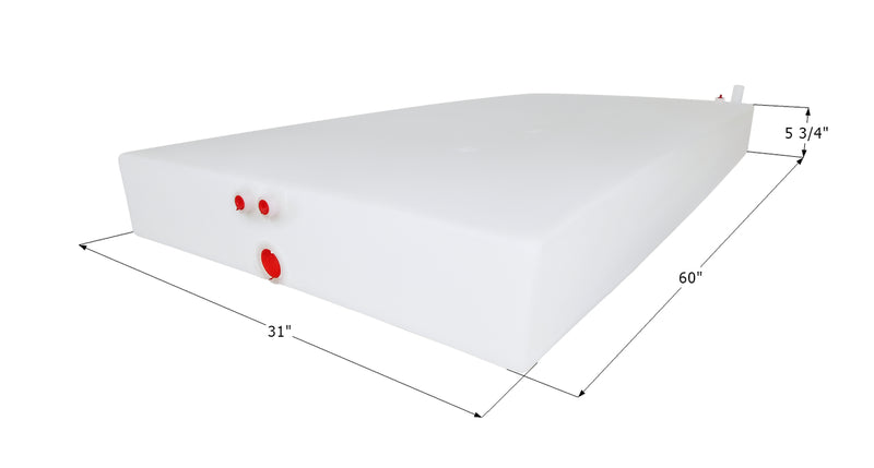 Fresh Water Tank WT3544/0219281 - 42 Gal. - 60" x 31" x 5 3/4" - Jayco - ICON #14236