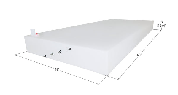 Fresh Water Tank WT3544/0226070 - 42 Gal. - 60" x 31" x 5 3/4" - Jayco - ICON #14240