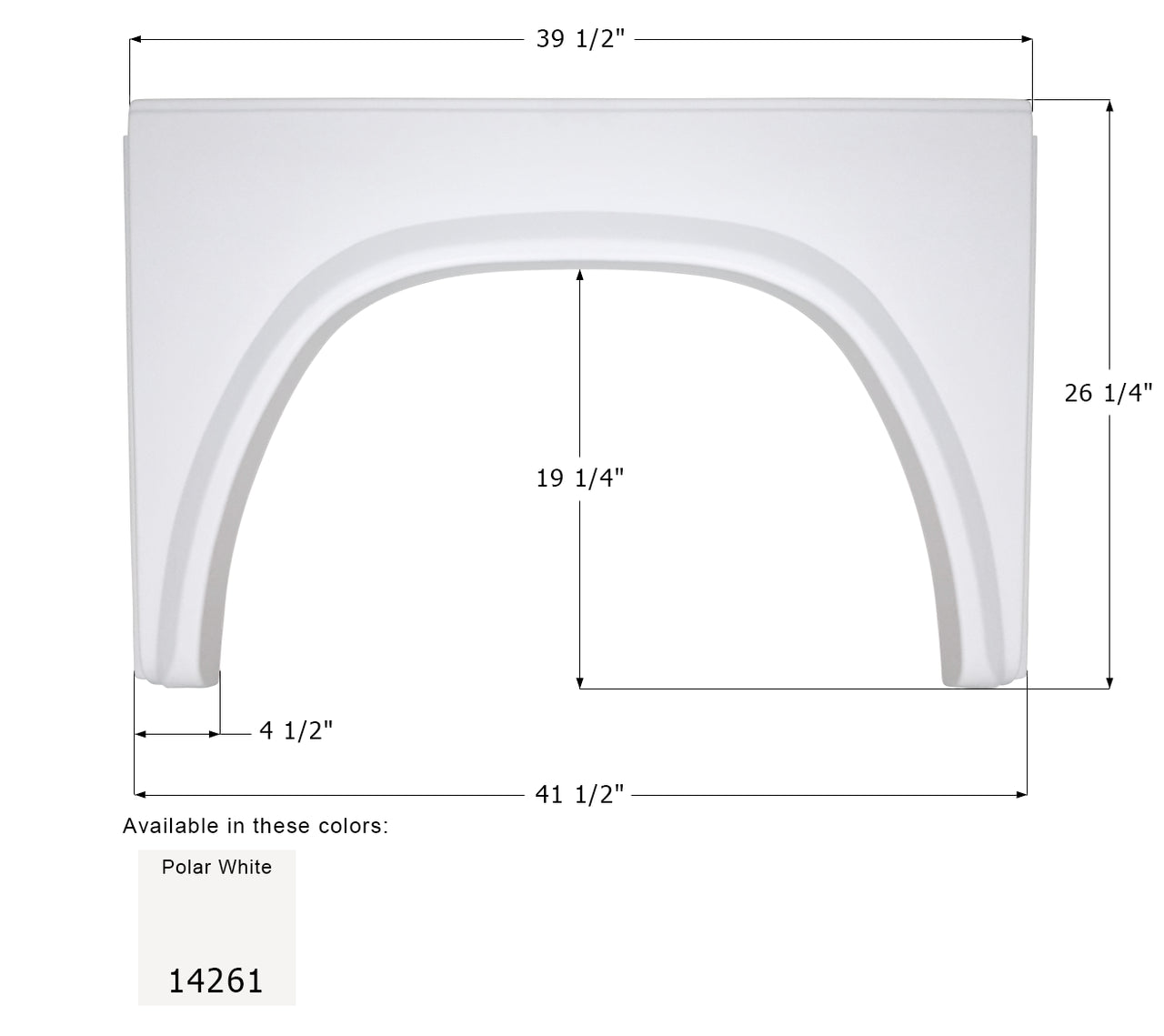 Damon Class A Single Skirt FS4261 - Polar White  ICON 14261