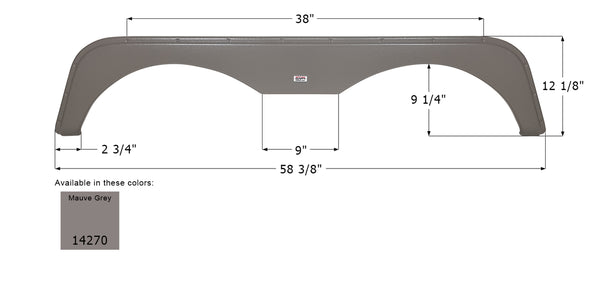 Forest River Tandem Fender Skirt FS4270 - ICON 14270