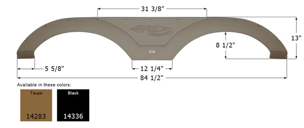 Forest River Tandem Fender Skirt FS4283 - ICON
