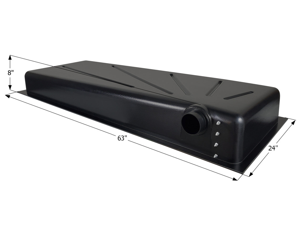 Holding Tank Left Side Drain HT516SD - 34 Gal. -  63" x 24" x 8" - ICON #14310