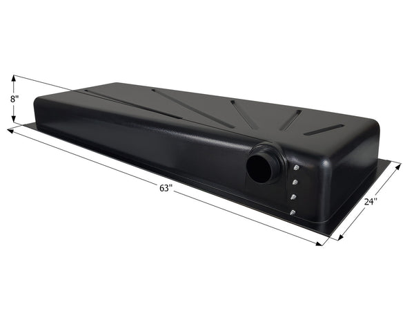 Holding Tank Left Side Drain HT516SD - 34 Gal. -  63" x 24" x 8" - ICON #14310