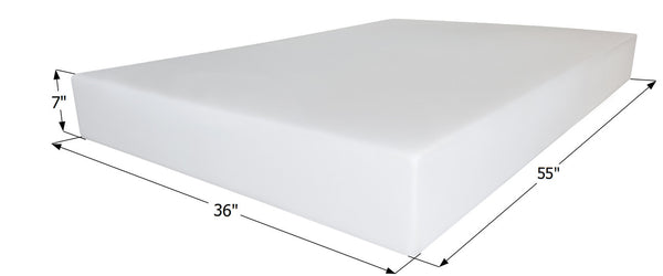 Fresh Water Tank WT1495 - 57 Gal. - 55" x 36" x 7" - blank tank - ICON #14370