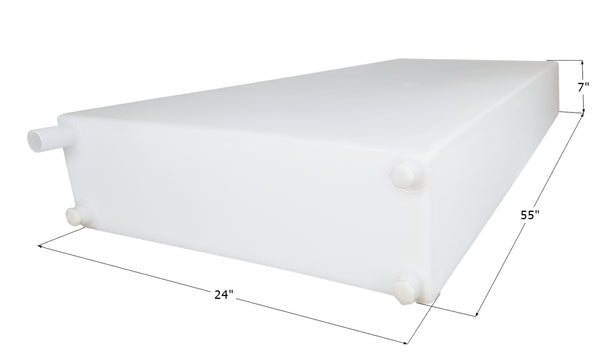 Fresh Water Tank WT3594 - 38 Gal. - 55" x 24" x 7" - ICON #14374