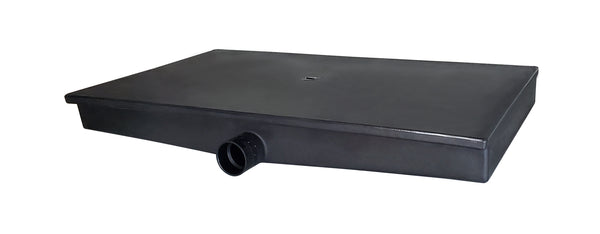 Holding Tank Center Side Drain H3740A - 32 Gal. - 54 1/4" x 28 1/4" x 6 5/8" - ICON #14429