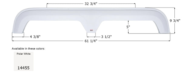 Forest River Tandem Fender Skirt FS4455 - ICON 14455