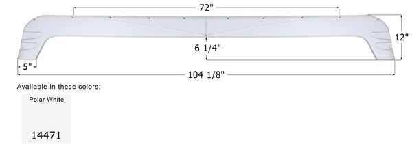 Forest River Triple Axle Fender Skirt FS4471 - ICON 14471